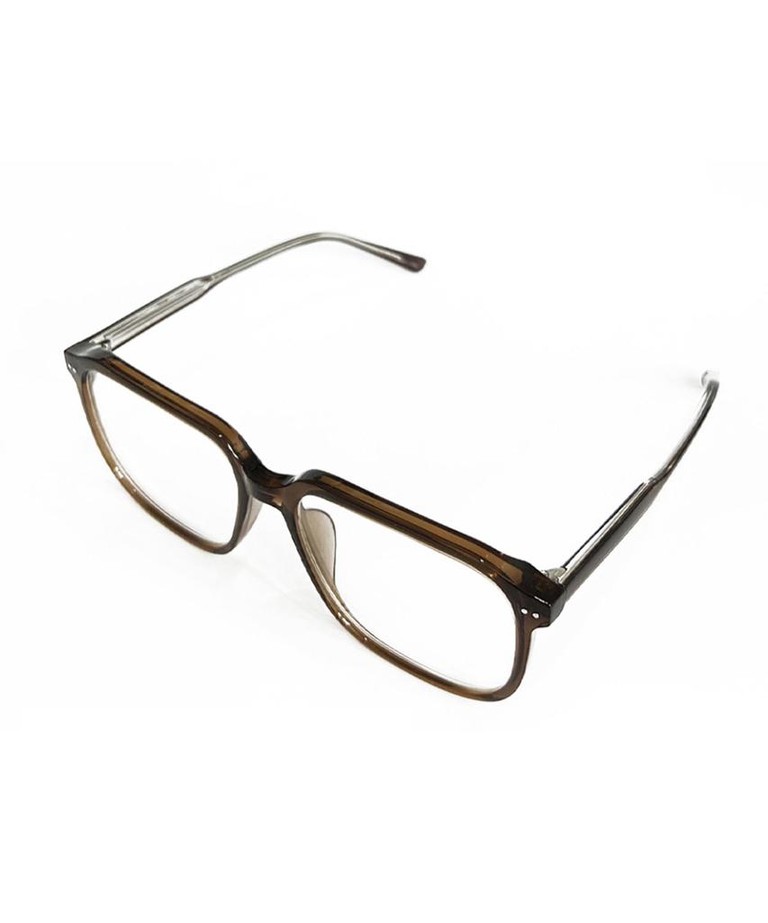 MAISON MASTER Crown Glasses Crystal Brown