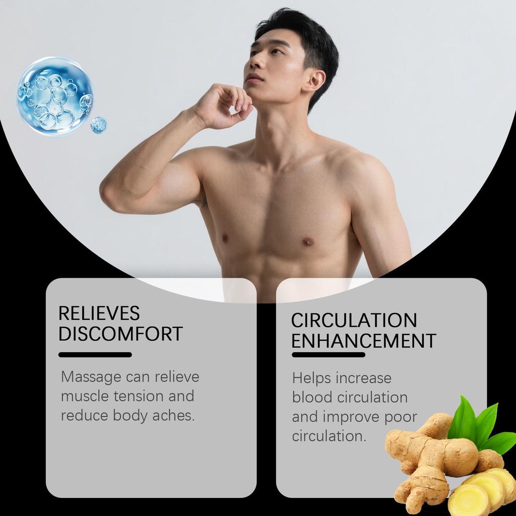 NORTH MOON Men's Nourishing Body Massage Oil for Vitality & Daily Care