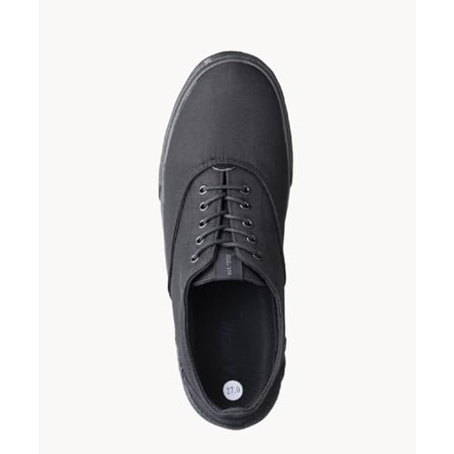 Nissin Rubber Hyper V AC-01 Casual Sneakers, Men's, Black, Size 28.0 cm, 3E, Simple Design, Non-Slip, Lightweight, For On and Off-duty Use