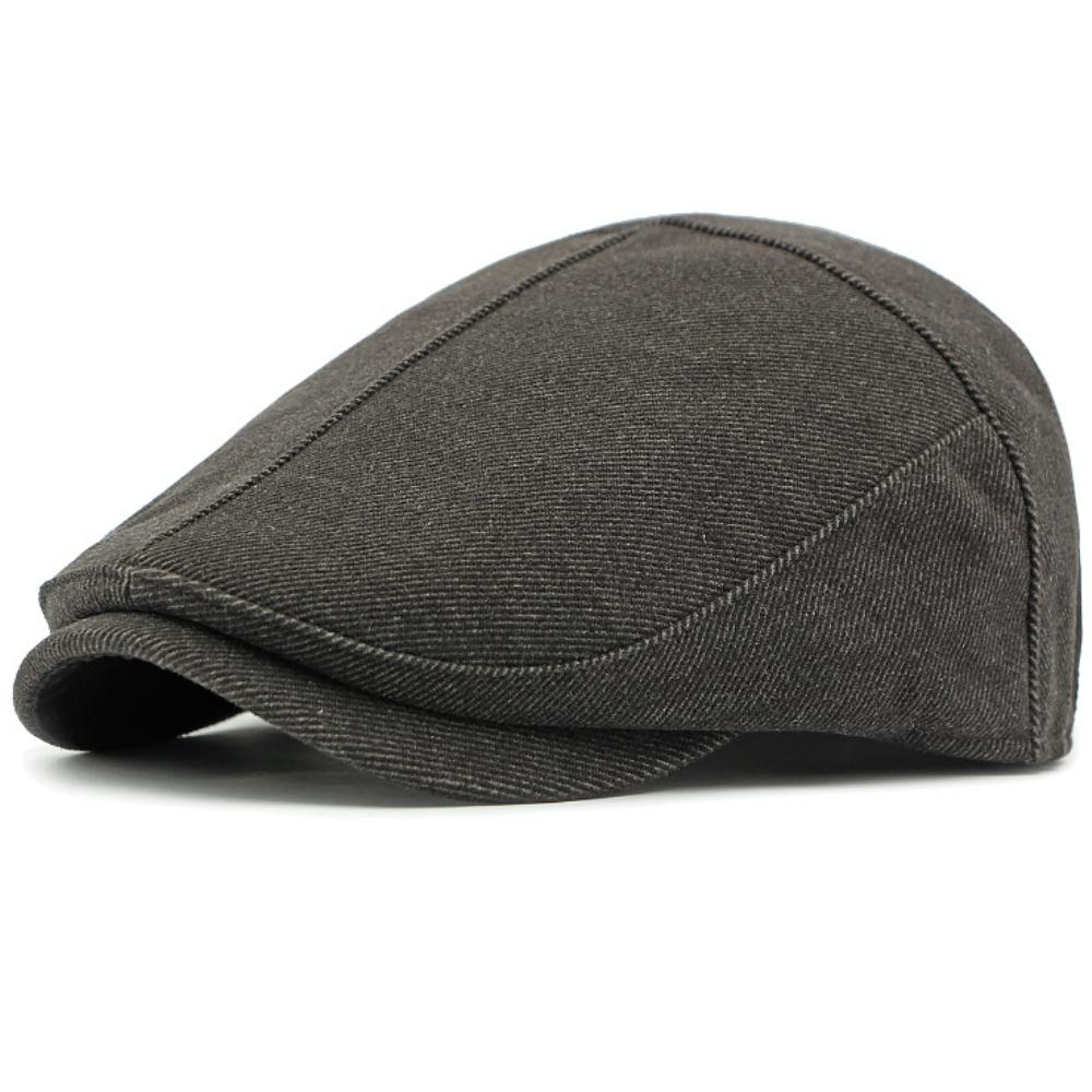 HT4948 Berets for Men Women New Autumn Winter Cap Artist Painter Wool Beret Hat Male Female Ivy Flat Cap Fleece Lined Beret Cap