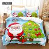 Father Christmas Bedding Set Duvet Cover Set 3d Bedding Digital Printing Bed Linen Queen Size Bedding Sets Fashion Design