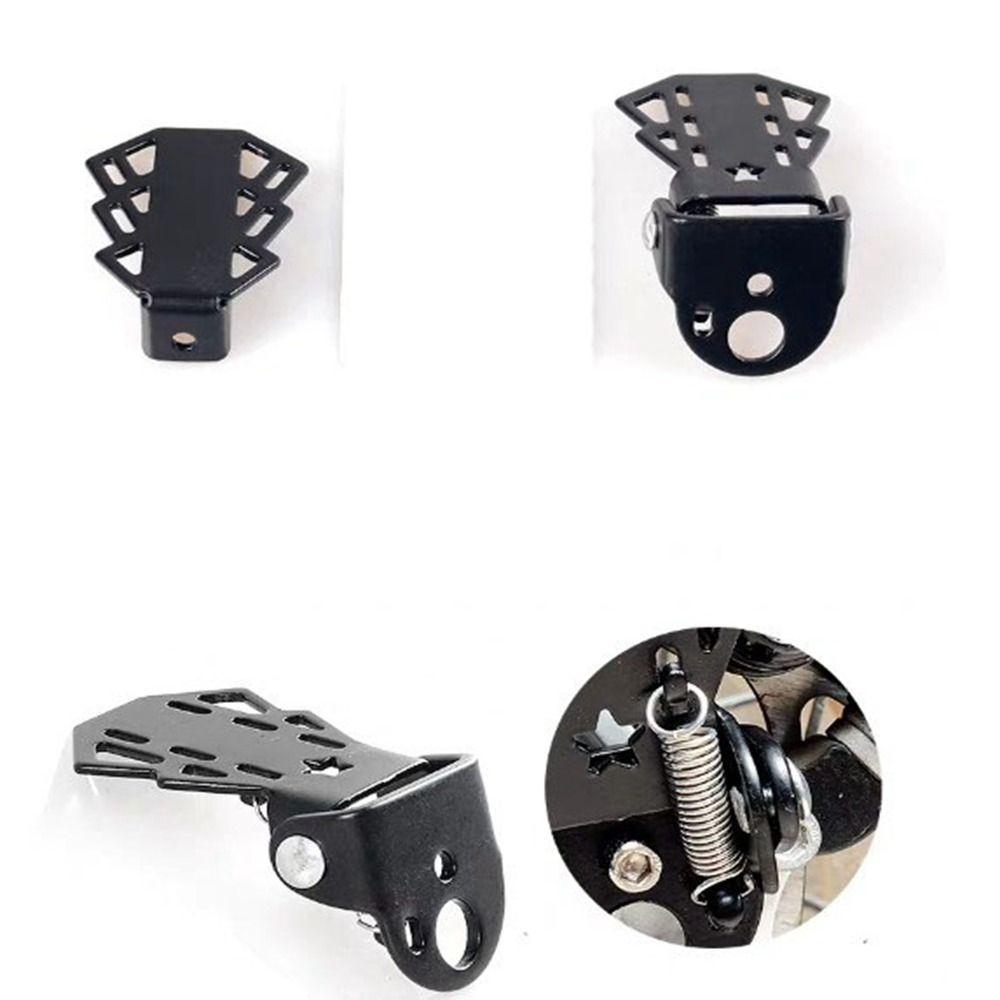 1pair Non-slip Folding Bike Pedals Durable Rear Seat Footrest  Bike Accessories