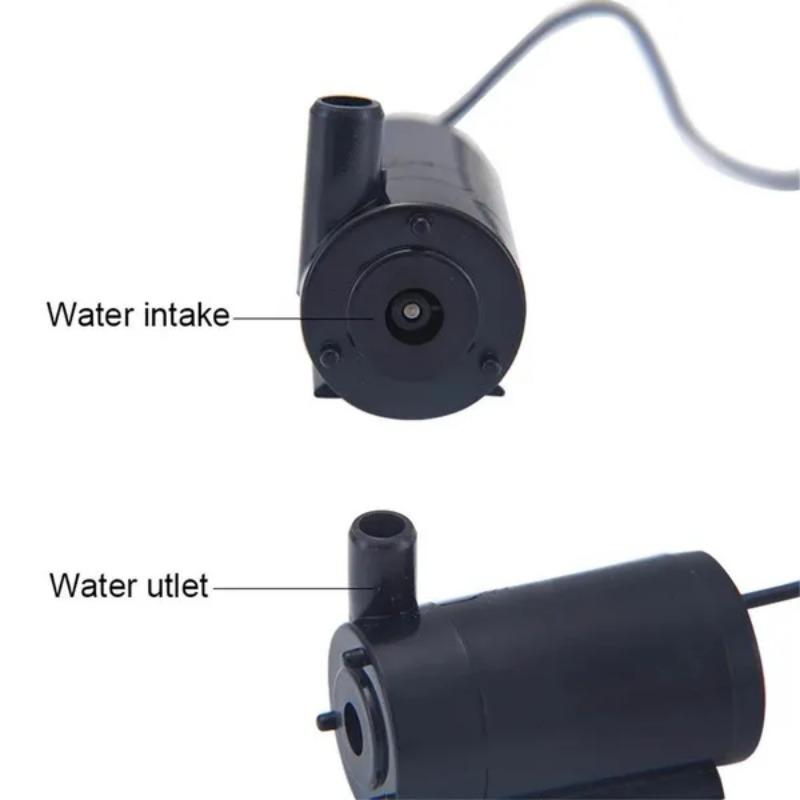 1Pc Submersible Pump Small Ultra-quiet DC 5V USB Water Pump Filter Fish Pond Mini Aquarium Fish Tank Fountain