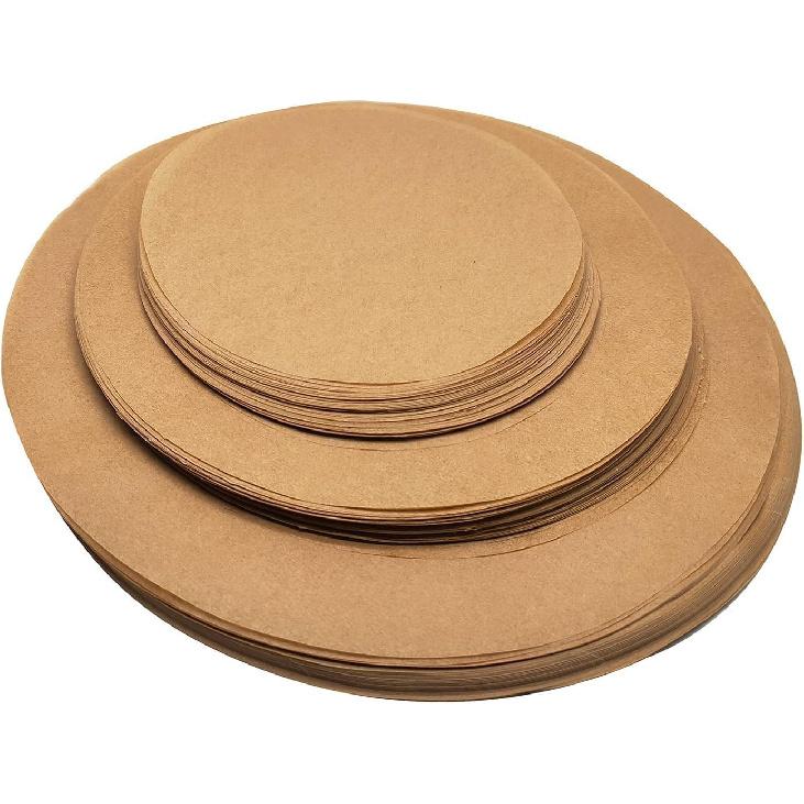 150 Sheets Round Baking Parchment Paper, 6, 8, 10 Inch Non-Stick Cake Pan Parchment Liner for Baking, Grilling and Steaming Bread