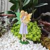 Mother and Daughter Flower Fairy Resin Ornament Creative Outdoor Courtyard Lawn Micro Landscape Flower Pot Decoration Ornament