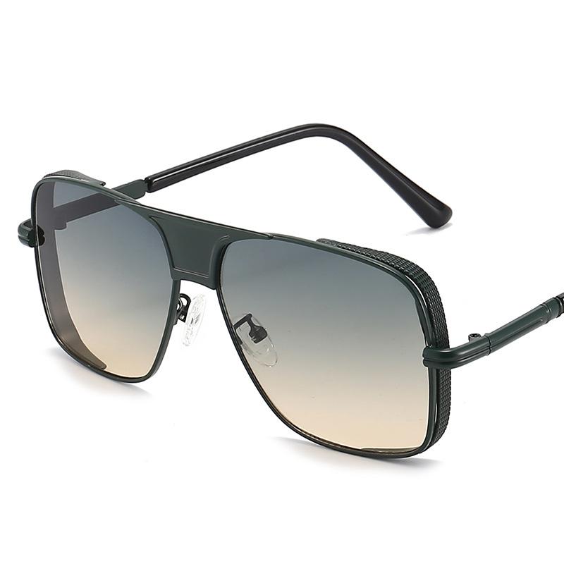 

Cool quare glae New fahion quare unglae ​​Мужские металлические очки Fahion teampunk