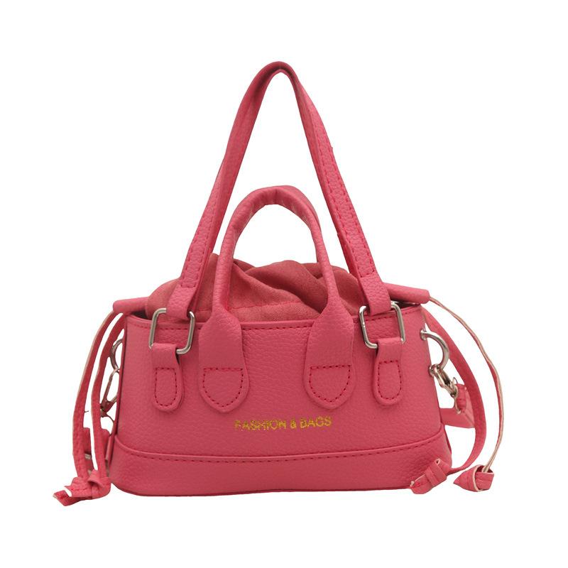 

Милая мини-сумка-ведро новый модный тренд ретро портативная сумка-мессенджер текстурная на плечо женская сумка