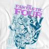 Fantastic Four Unisex Adult Lineart Heroic First Family T-Shirt