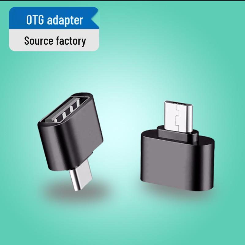 

Адаптер Type-C на USB OTG: Конвертер даних USB-накопичувача для мобільних телефонів Short Micro OTG Adapter White