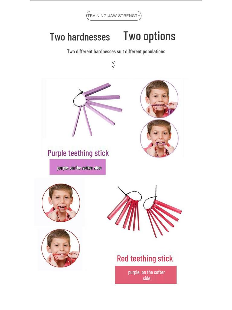 Red Teething Stick for Children: Oral Motor & Speech Training Tool