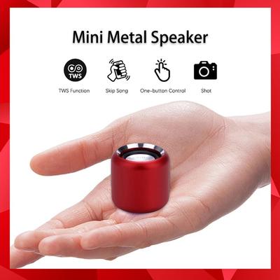 Taşınabilir Metal Kablosuz Hifi Stereo Mini Hoparlörler Subwoofer Müzik Çalar Kablosuz Bluetooth Hoparlör