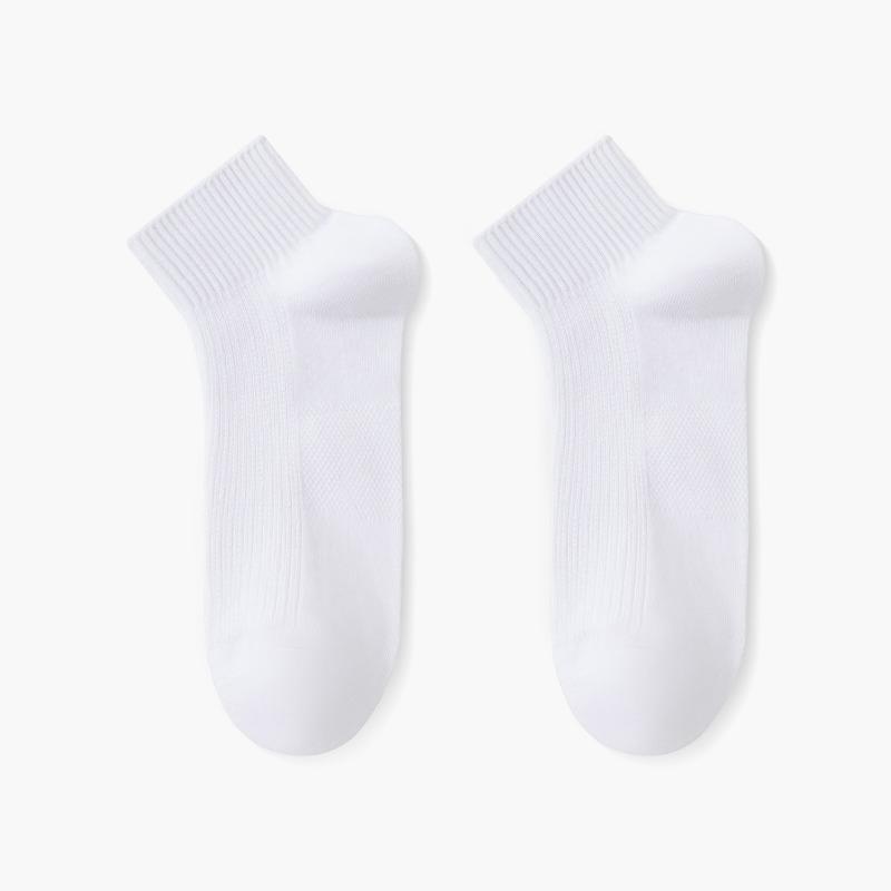 

Мужские летние тонкие сетчатые хлопковые дышащие влагоотводящие дезодорирующие носки 1 pair белый