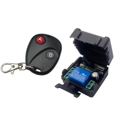 433Mhz RF Wireless Remote On-off Switch DC12V 10A Mini Relay Receiver Module Transmitter for Garage Gate LED Light Access Door