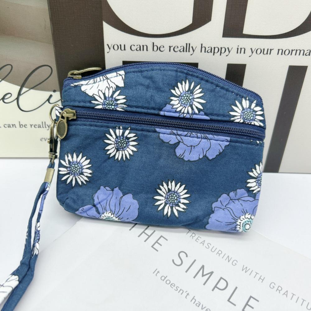 Cute Waterproof Coin Bag Simple Multi-function Purse Short Zipper Wallet