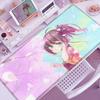 Natsuiro Matsuri Niedliches Mauspads Laptop Groß Hololive Tastatur Spielmatte PC Kawaii Anime Mädchen Mauspads XXL Spielschrank Schreibtischmatte