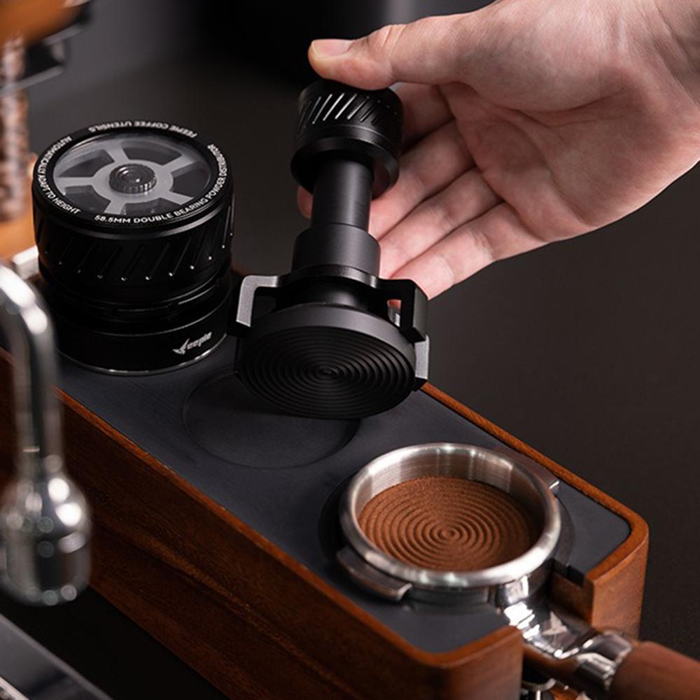 58.5MM Impact Coffee Powder Hammer Sound Feedback Constant Pressure Coffee Tamper No Powder Espresso Machine Accessories