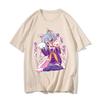 No Game No Life Shirts Manga/Comic 100% Cotton Short Sleeve T Shirts Female/Male Simple Painting Kawaii/Cute Four Seasons O-Neck