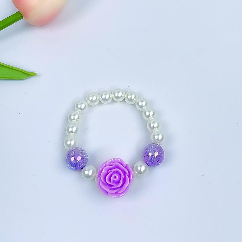Cartoon Mermaid Pendant Beaded Bracelet for Girls