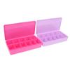 Fake 2 Size Nail Box Nail Tip Empty Box Multicolour Nail Art Case Container Box Acrylic Storage Case 11 Grids Tool