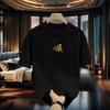 Cotton Men's Short-sleeved Fashion Versatile Top Casual Comfortable T-Shirts Men’s