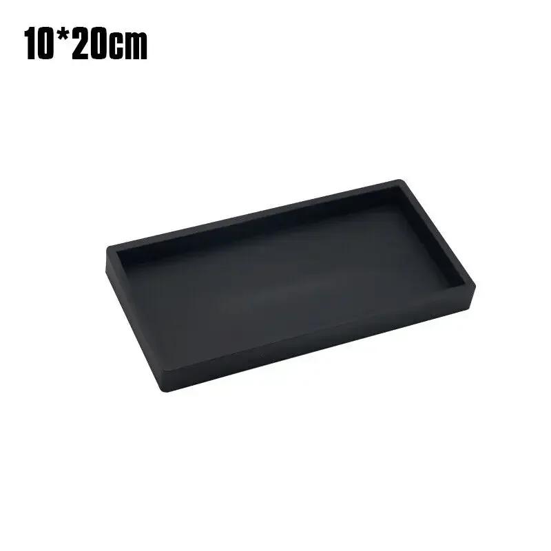 Bathroom Tray Countertop Silicone Vanity Tray Cosmetic Perfume Organizer Tray Vanity Sink Tray Key Accessories Tray New