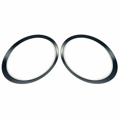 2pcs Car Headlight Trim Rings Glossy Black Left Right 51137149905 51137149906 For Mini Cooper 2007-2015 Car Styling Accessories