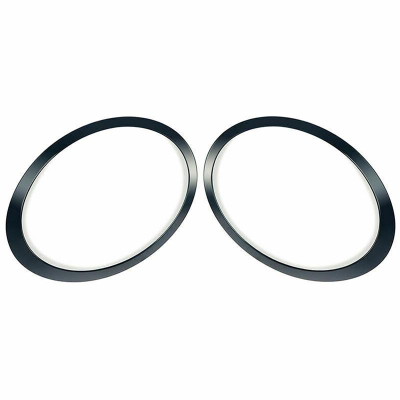 

2pcs Car Headlight Trim Rings Glossy Black Left Right 51137149905 51137149906 For Mini Cooper 2007-2015 Car Styling Accessories
