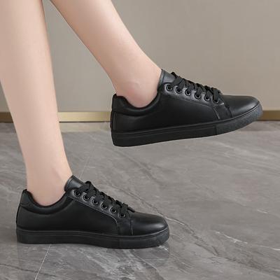 Mode Printemps et Automne Nouvelles Chaussures Plates Chaussures Tendance Polyvalentes Printemps et Automne Sport Décontracté Petites Chaussures Blanches