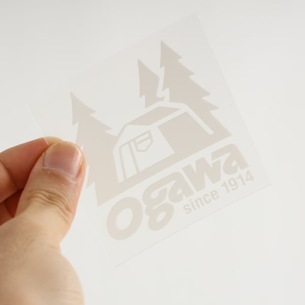 Campaljapan Logo Sticker Cutting Sticker White S Size 8060001000