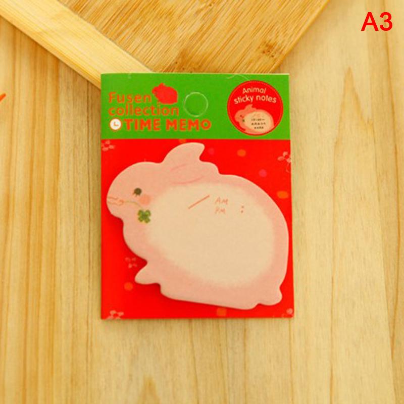 Cute Kawaii Animal Sticker Bookmark It Marker Memo Index Tab Sticky Post Notes
