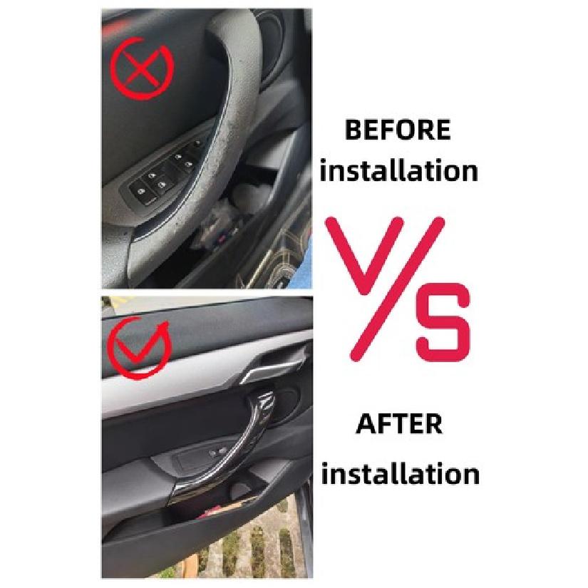 4X Car Inner Door Handle Cover Replace Trim For BMW X1 X2 F48 F39 xDrive18i 20i