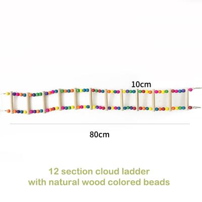 Bird Toys Swing Chewing Training Toys Small Parrot Hanging Hammock Parrot Molar Toy Parrot Climbing Ladder Toy Pet Supplies
