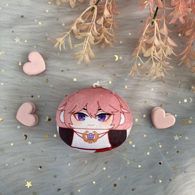 Genshin Impact Plush Dumpling Albedo Xiao Zhongli Thoma Key Chain Soft And Safe Gift