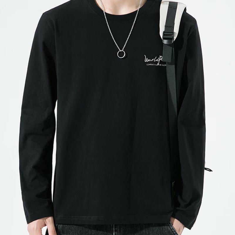 PLAYBOY Men's Pure Cotton Long Sleeve T-Shirt