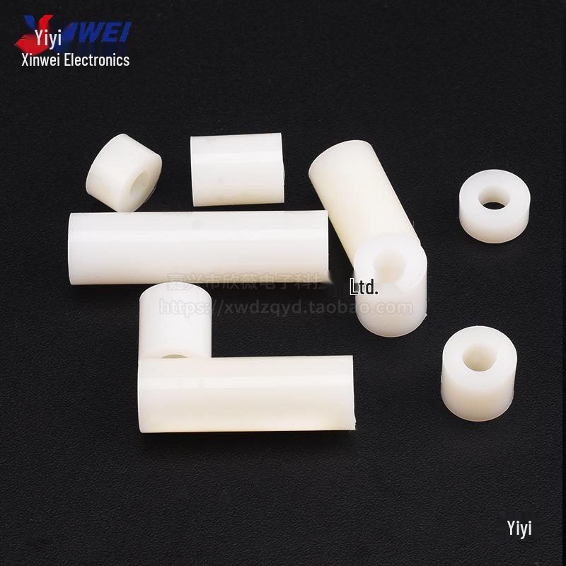 

100 Pcs Nylon Double-Through Insulating Standoff Washer Spacer M3 OD7xID3xH2 (100 pcs)