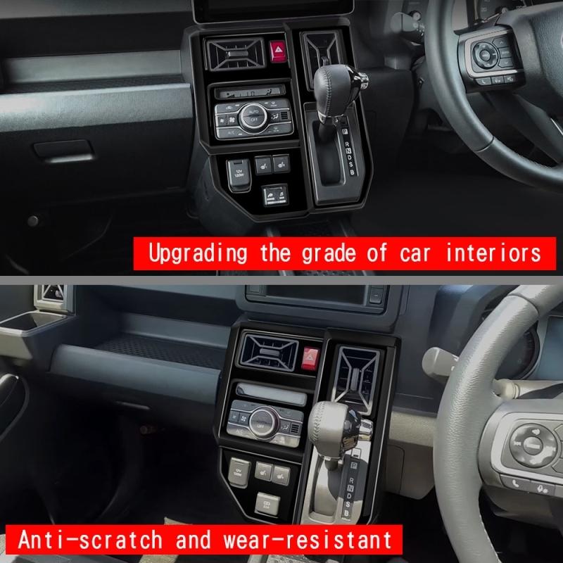 RHD For DAIHATSU TAFT 2024 2025 ABS Center Console Gear Shift Panel air conditions switch Decoration Cover Interior Accessories