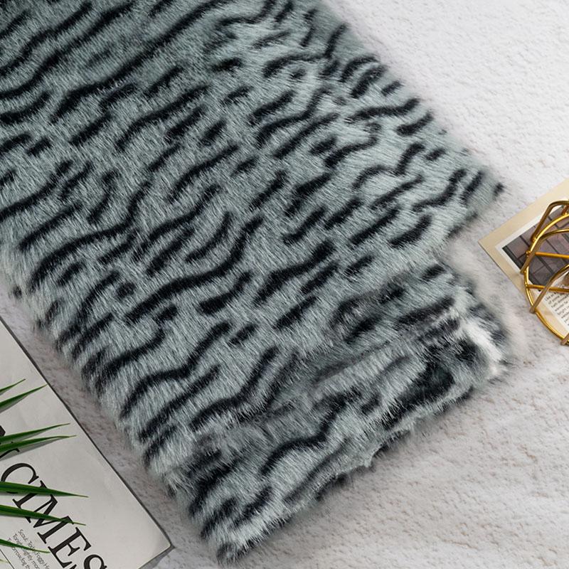 50X160Cm Tkanina Imitacja Futra Norki Nadruk Jelenia Zebry Leoparda Rękodzieło Odzież Torba Lalka DIY Ekologiczna Sztuczna Tkanina Futerkowa