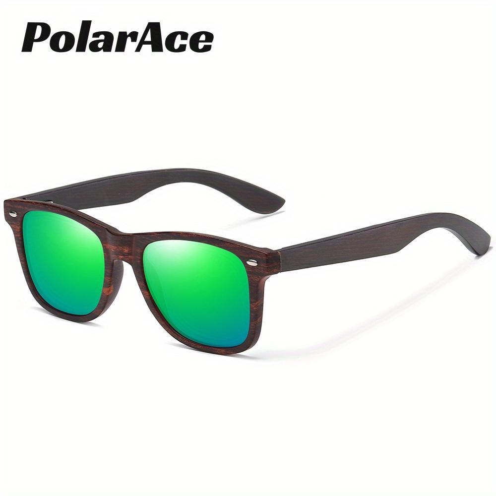 PolarAce Unisex Stilvolle Umweltfreundliche Bambusholz Outdoor Reise Holz Polarisierte Sonnenbrille, UV400
