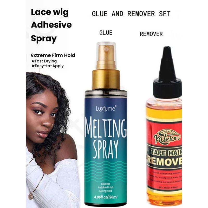

Набор клея и средства для снятия кружевного парика Трансграничный спрей-клей для кружев парика Прозрачный и быстросохнущий Default