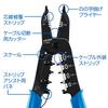 HOZAN VVF Stripper, Electrician Examination Compatible Wire Stripper P-958