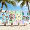 Cartoon Crayon Shinchan Beach Towel, Quick Drying Soft Skin Friendly for Swim Yoga Gym All Season Travel Gift