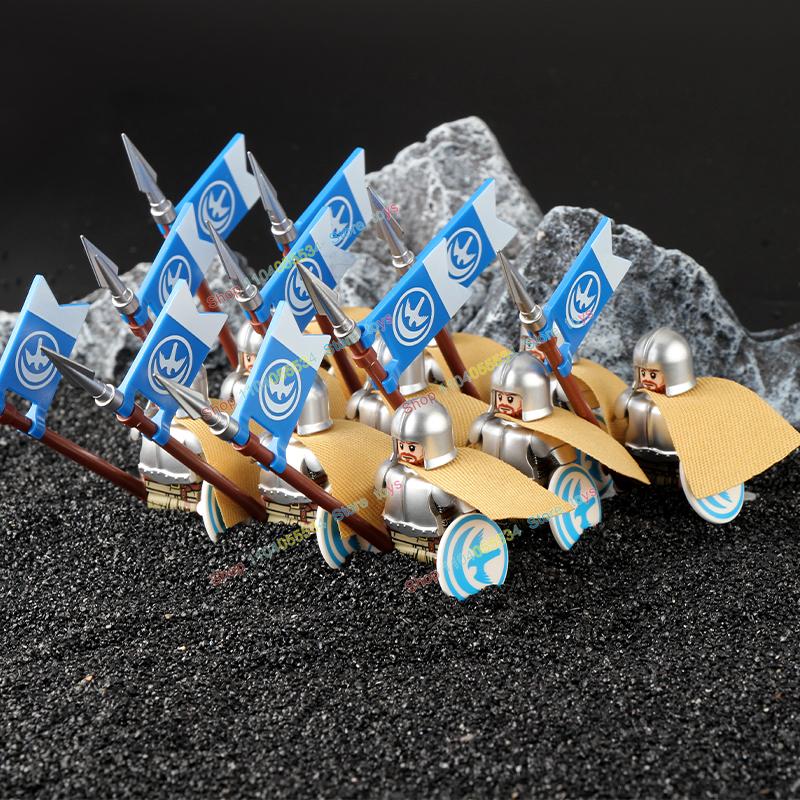 Movie Series Orc Uruk-hai Army Action Figures Mini Bricks Doll Assemble Building Blocks MOC DIY Toys for kid gift