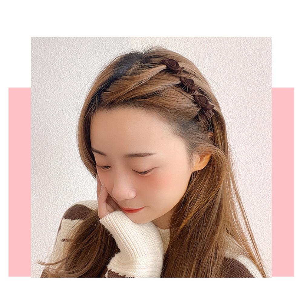 Flocked Braided Hair Clip Side Bangs Clip Simple Fringe Hairpin Cute Hairgrip Fashion Hair Accessories Women Headwear Sweet Hair Ornament