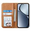 For Realme 14 Pro 5G Case Calf Texture PU Leather Phone Cover with Wallet