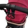 Praktische Kinderwagenhaken Clips Kinderwagenzubehör Mama Tasche Haken zum Aufhängen von Windeltaschen Handtasche Passt für alle Kinderwagen