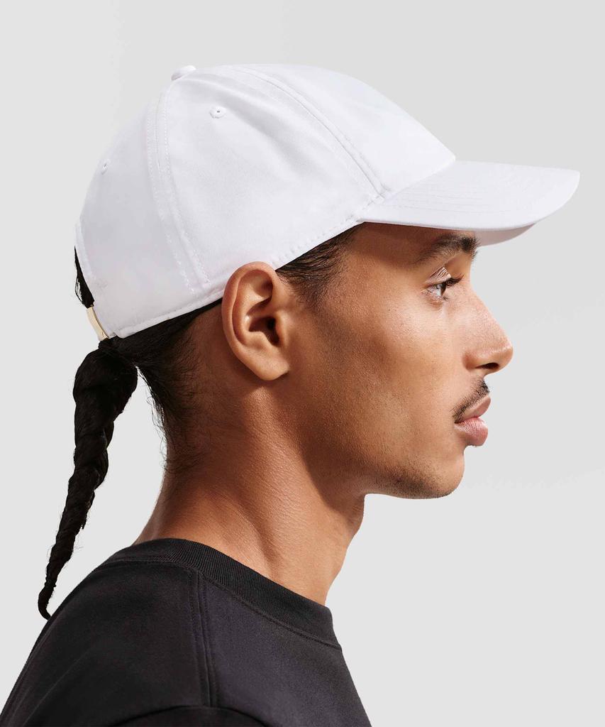 Nike Dri-Fit Club Unstructured Metal Swoosh Cap - White:Metallic Gold / Fb5372-101