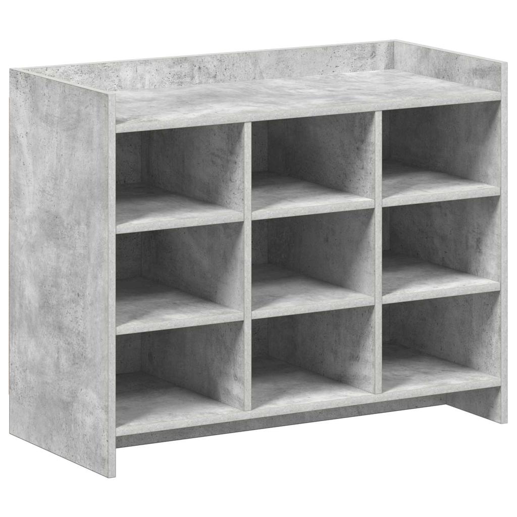 Shoe Cabinet Concrete Grey 85 x 39.5 x 70 cm Engineered Wood