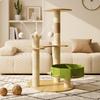 Feline Climbing Structure Hanging Toys Tree Sisal Scratching Posts