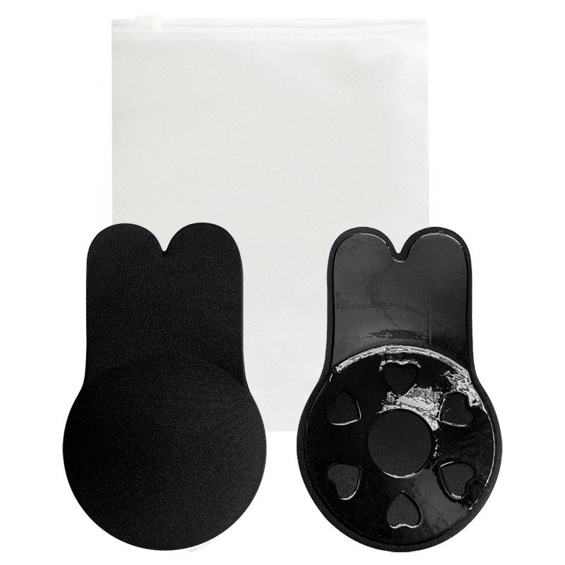 Bunny Ear Silicone Push-Up Bra: Strapless, Self-Adhesive, Invisible Uplift Nipple Covers