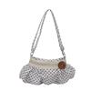 Solid Nylon Totes Bag Versatile Large Capacity Overlarge Drawsting Bag Light Weight Casual Women's Commutting